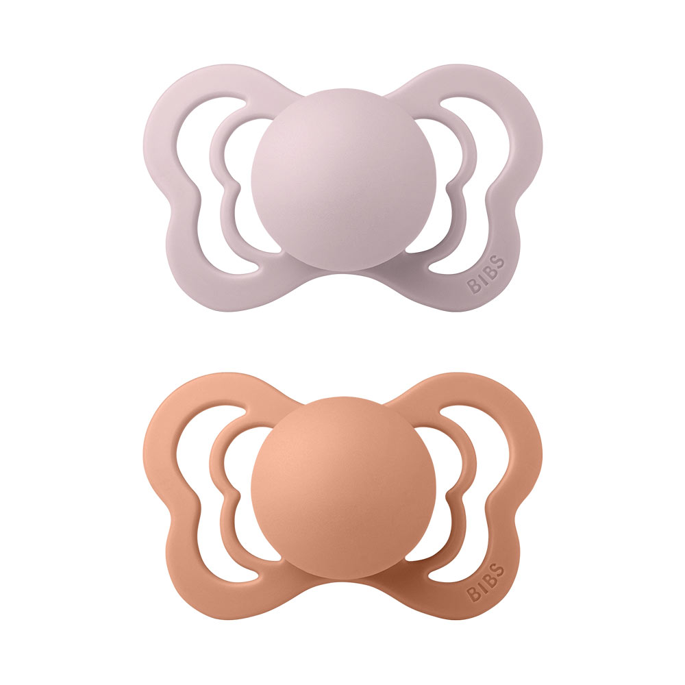 BIBS Couture ortodontické cumlíky 2ks - Pink Plum / Peach Veľkosť: +6M