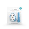 Matchstick Monkey Flat Face Soother Clip Monkey Blue
