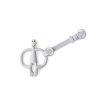 Matchstick Monkey Soother clip Grey