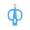 Hryzátko a zubná kefka Matchstick Monkey Light Blue