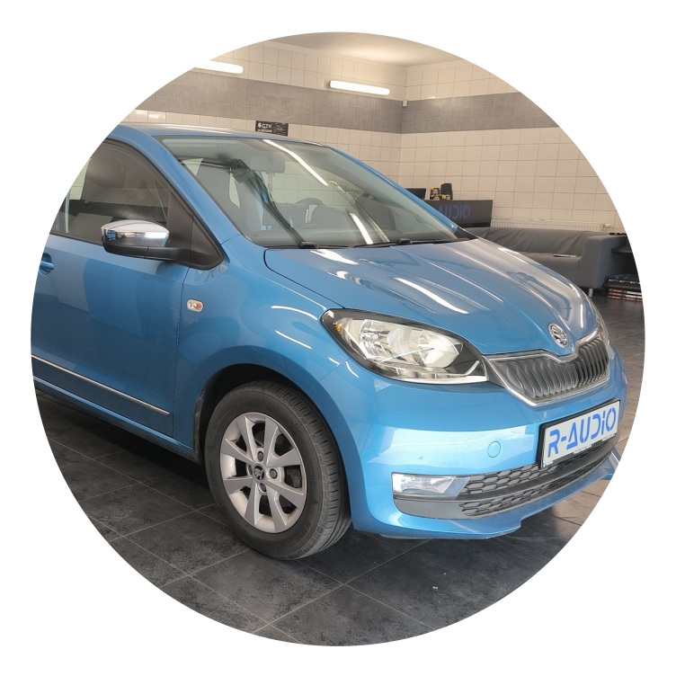 Škoda Citigo - ozvučení s DSP a subwooferem