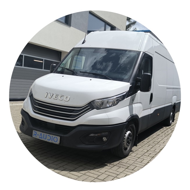 Iveco Daily - kompletní ozvučení dodávky