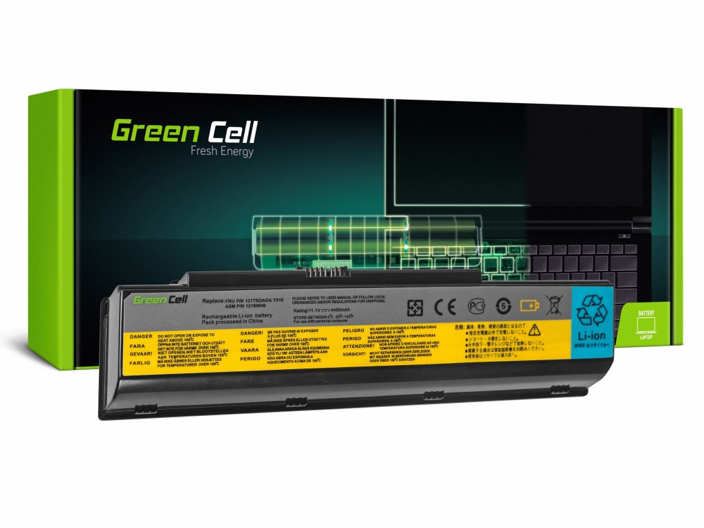 Green Cell Baterie 11,1V 4400mAh Lenovo IdeaPad Y510 Y530 Y710 Y730