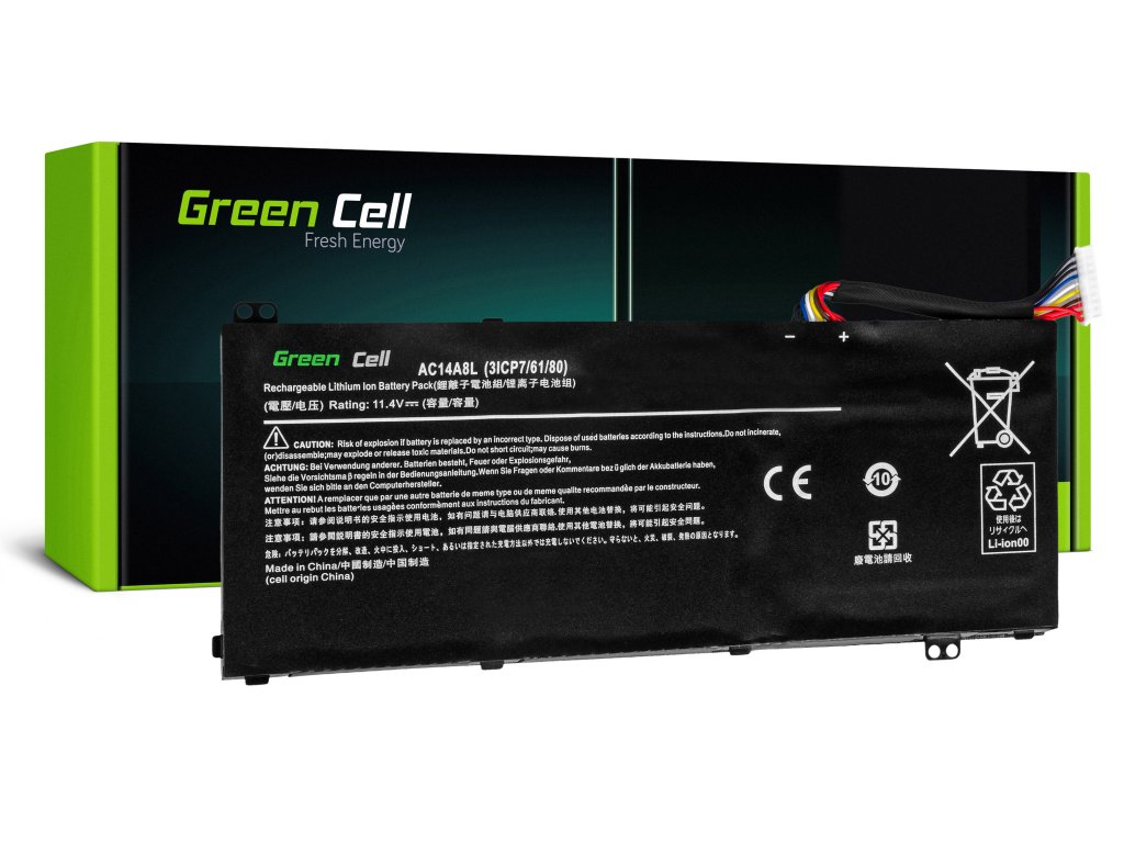 Baterie 11.4V 3800mAh Acer Aspire Nitro V15 VN7-571G VN7-572G VN7-591G VN7-592G