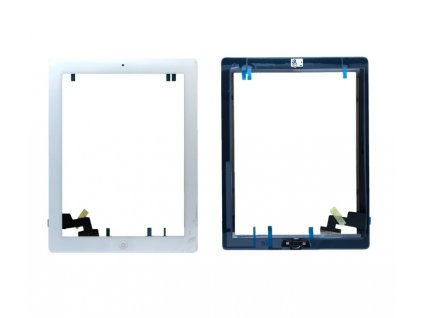 Touch with Home Button and Adhesive pro Apple iPad 2 White