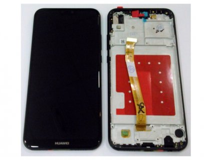 LCD + Touch + Frame (Assembled) pro Huawei P20 Lite - Black (OEM)