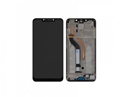 Xiaomi Pocophone F1 LCD + Touch + Frame (Assembled) - Black (OEM)