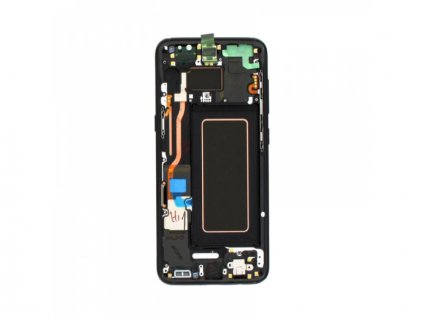 Samsung Galaxy S8 G950 LCD + Touch + Frame Black (Service Pack)
