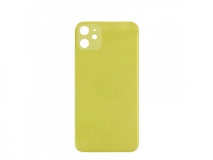 Back Cover Glass + Big Camera Hole pro Apple iPhone 11 (Yellow)