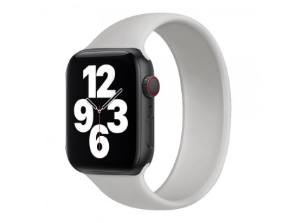 COTEetCI Liquid Silicone Band 150 mm For Apple Watch 42/44/45 mm Light Gray