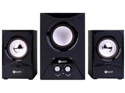 GENIUS repro 2.1, SPK-223, dřevěné, černé