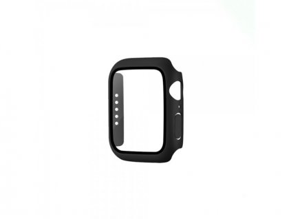 COTEetCI lntegrated Shell and Film Protective Case for Apple Watch 7 45mm Black