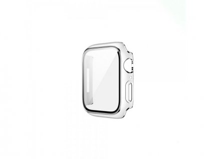 COTEetCI lntegrated Shell and Film Protective Case for Apple Watch 7 45mm Clear