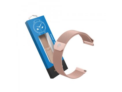 RhinoTech Universal Strap Milanese Quick Release 22mm Rose-Gold