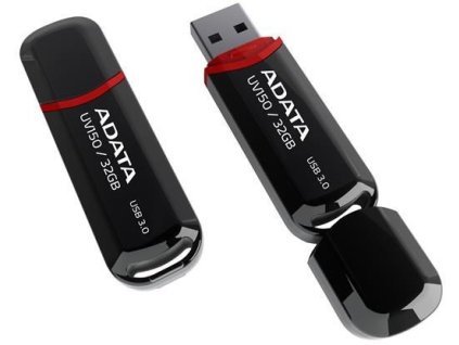 Flash disk ADATA UV150, 32GB, USB 3.0 černý ...1