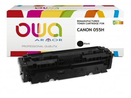 OWA Armor toner kompatibilní s Canon CRG-055H BK, 7600st, černá/black