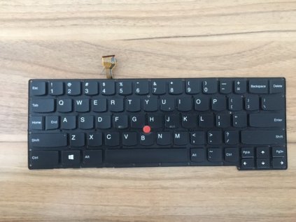 Klávesnice na notebook Lenovo ThinkPad X1 Carbon černá, bez rámečku.