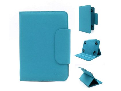 C-tech deskové pouzdro a stojánek na tablet 7" - 7,85", modré