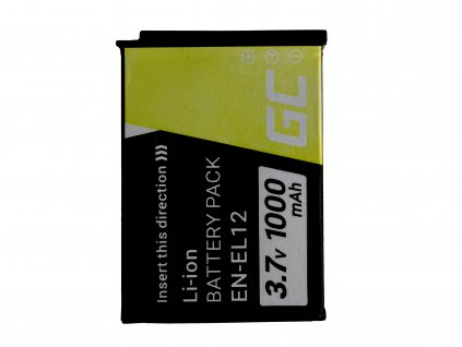 Baterie 3.7V 1000mAh Nikon Coolpix AW100 AW110 AW120 S9500 S9300 S9200 S9100 S8200 S8100 S6300