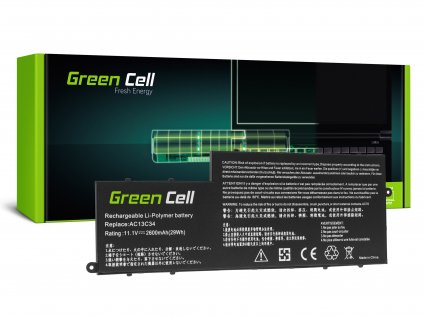 Green Cell Baterie 11.1V 2600mAh AS10B75 AS10B31 AC13C34 Acer Aspire E3-111 E3-112 E3-112M ES1-111 ES1-111M V5-122P V5-132P