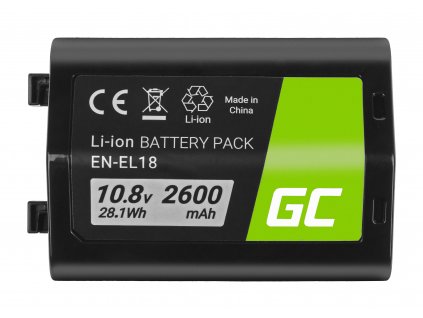 Baterie 10.8V 2600mAh Nikon D4, D4S, D5 EN-EL18 ENEL18 10