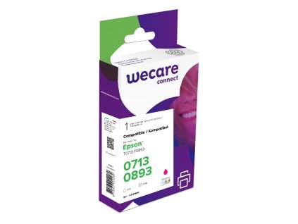 WECARE ARMOR ink kompatibilní s EPSON C13T07134012,červená/magenta