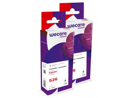 WECARE ARMOR sada ink kompatibilní s CANON CLI526BK 2x10,5ml,černá,CLI-526 BK