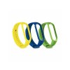 RhinoTech Straps for Xiaomi Mi Band 7 (3-pack Blue, Yellow, Green)