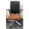Kancelářská židle hnědá, LD Seating HLINÍKOVÝ ROŠT!