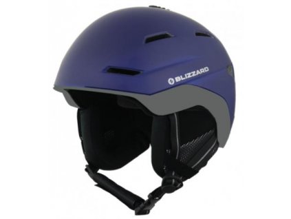 helma BLIZZARD Bormio ski helmet, blue matt/blue matt