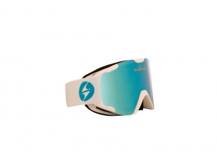 lyžařské brýle BLIZZARD Ski Gog. 952 DAO, white shiny, smoke lens S21 + full revo ice blue