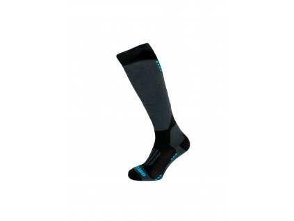 lyžařské ponožky BLIZZARD BLIZZARD Wool Sport Junior ski socks, black/blue