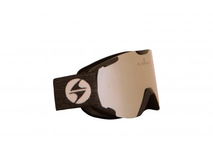 lyžařské brýle BLIZZARD Ski Gog. 952 DAZO, black matt, amber lens + silver coating