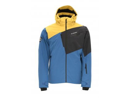 lyžařská bunda BLIZZARD Ski Jacket Leogang, petroleum/mustard yellow