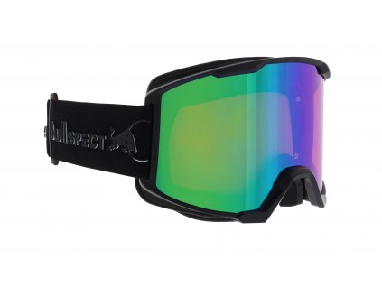 rb spect goggles, solo-005, matt black, rose with green mirror, cat2, high contrast, akce RED BULL SPECT Goggles, SOLO-005, black, rose with green mirror, CAT2