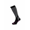 lyžařské ponožky BLIZZARD BLIZZARD Wool Sport ski socks, black/pink