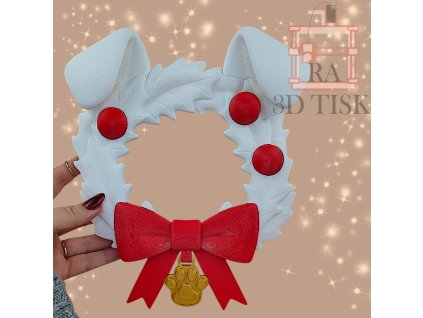 Vánoční věnec Pejsek