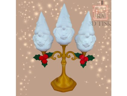 Světelný svícen Trpaslíci