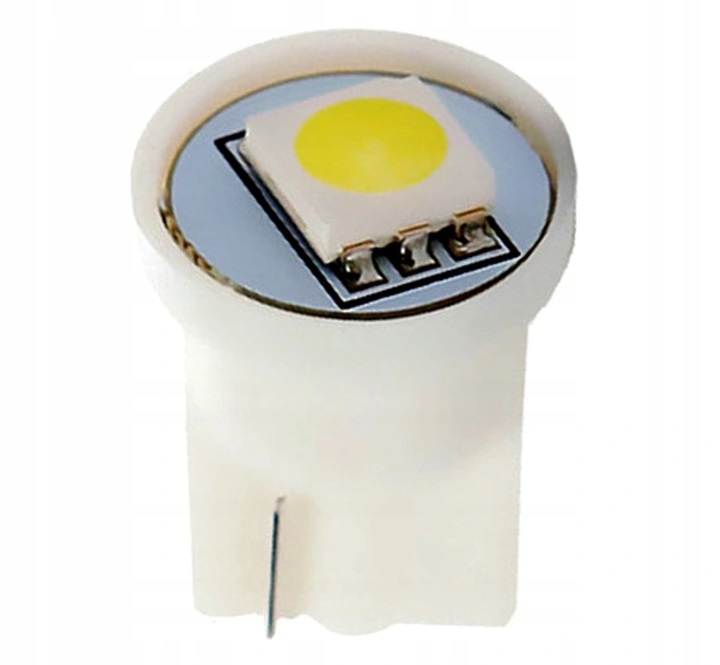 LED autožárovka T10 W5W 1 smd 5050 top bílá