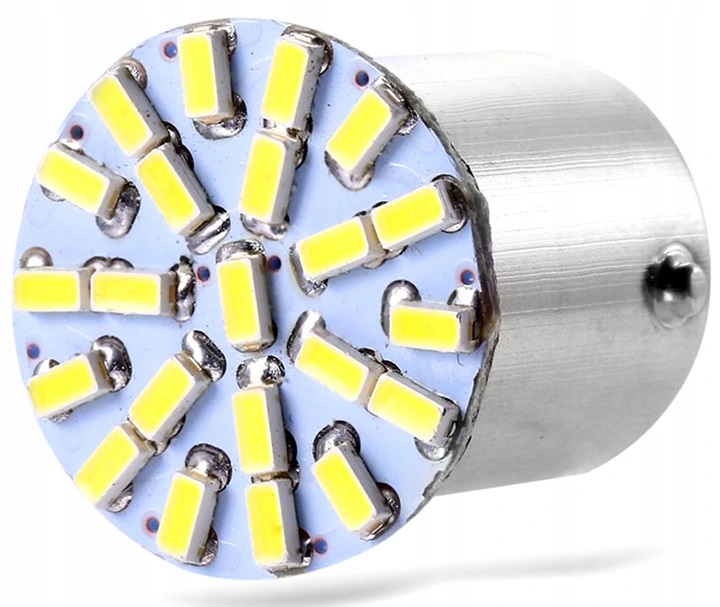 LED autožárovka BA15S 22 smd 3014 P21W 1156 bílá