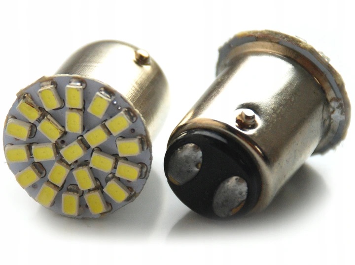 LED autožárovka BAY15D 22 smd 3014 P21/W5 1157 bílá