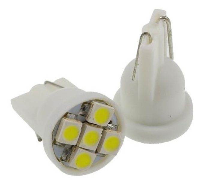 24V LED autožárovka T10 W5W 5 smd 3528 5T bílá