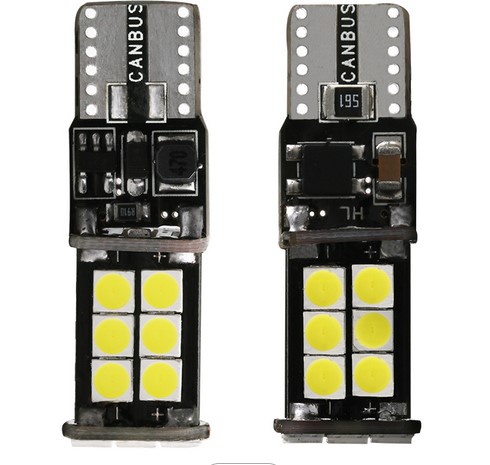 LED autožárovka T10 W5W 15smd 3030 canbus stabilizátor