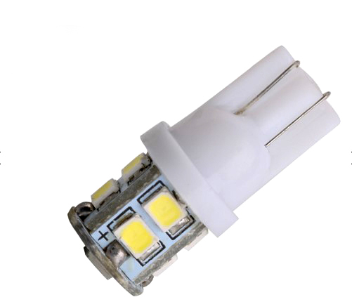 LED autožárovka T10 W5W 10 smd 2835 bílá