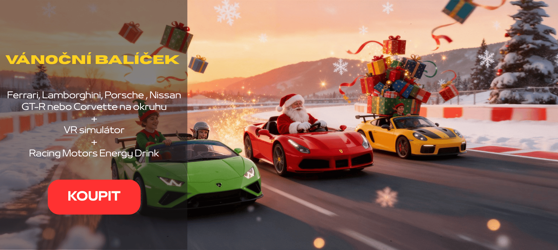VÁNOČNÍ BALÍČEK RACING MOTORS