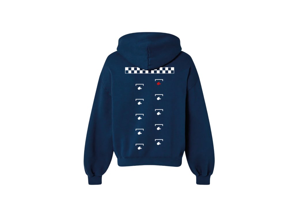 hoodie navy blue back
