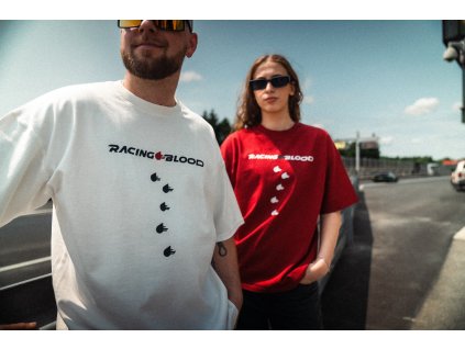 TRIČKO DARK RED - MOTO GRID