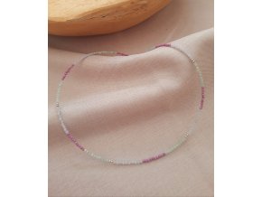Choker mix - amazonit, fosfosiderit, achát