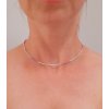 Choker mix - amazonit, fosfosiderit, achát