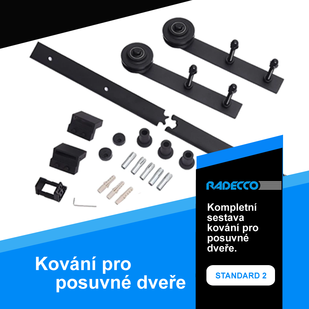 Návod na montáž kování pro posuvné dveře
